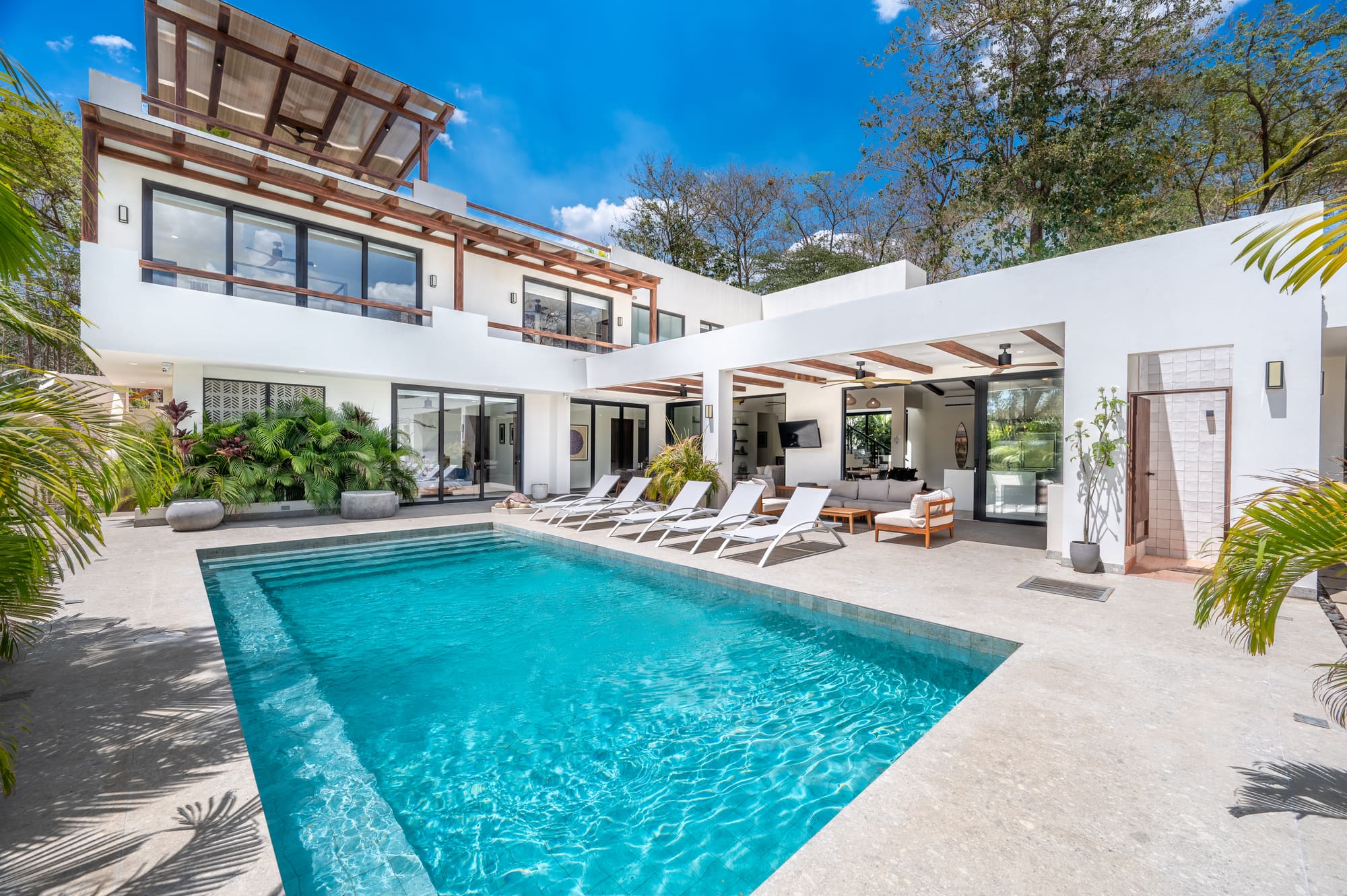Casa La Familia — the main pool and villa, Playa Grande, Costa Rica